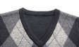 Jumpers Knitted Vest Autumn Korean Style Casual Men Clothes