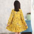 Girl Summer Dress Long Sleeve Children Clothes Floral Dresses